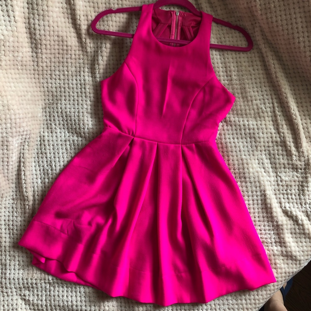 HOT PINK DRESS